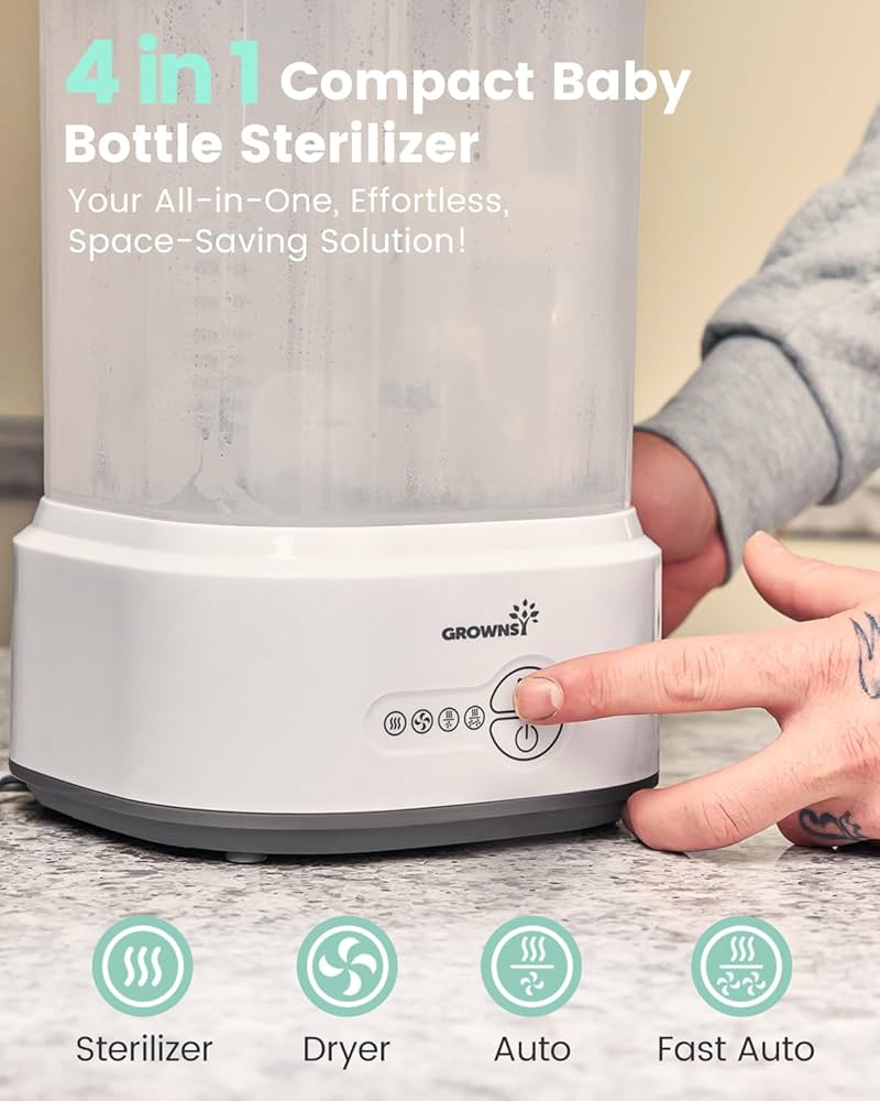 Baby bottle cleaner and sterilizer