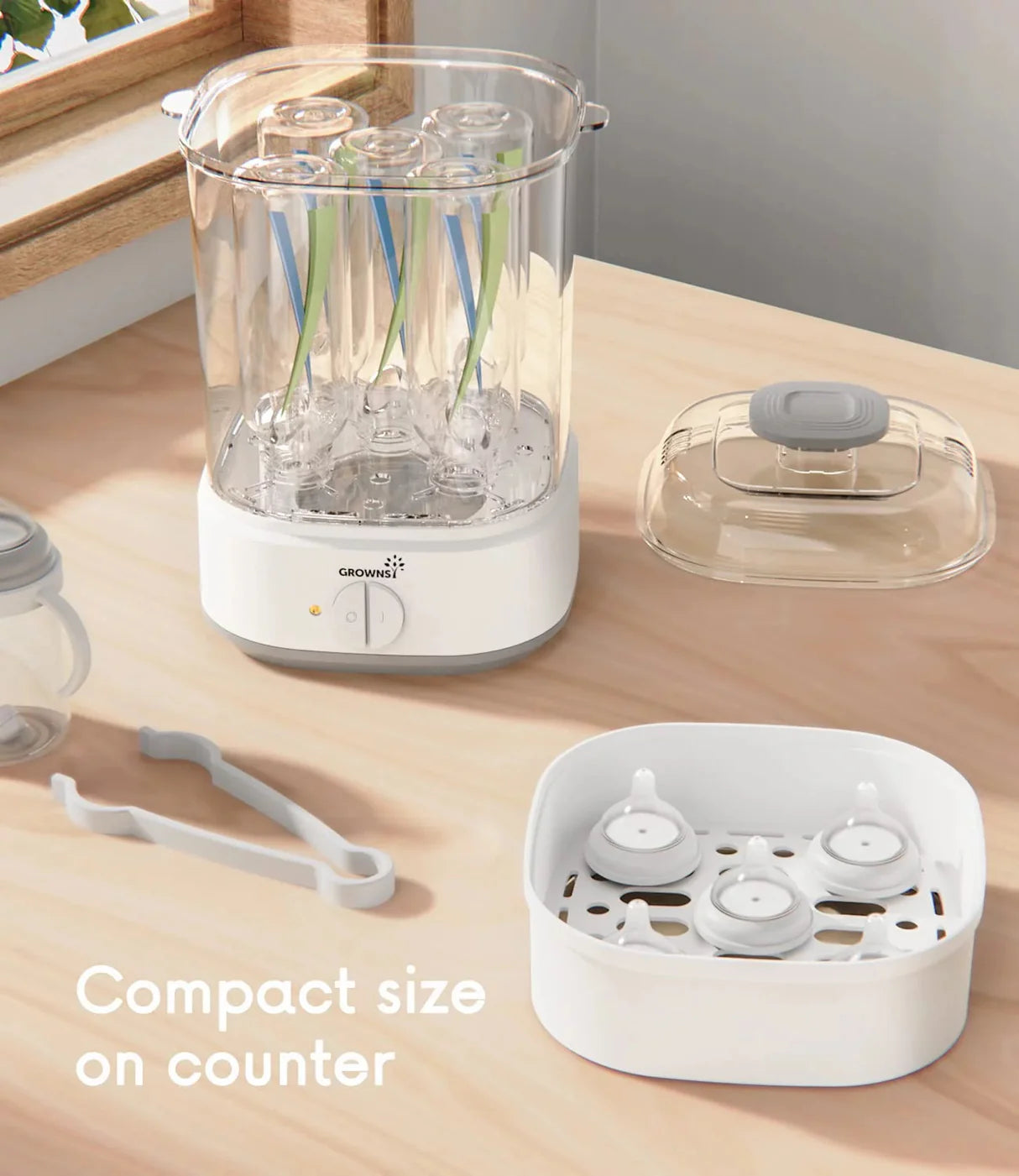 Baby bottle cleaner and sterilizer